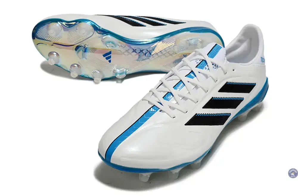 Copa 11Pure FG - Blanc/Noir/Bleu ÉDITION LIMITÉE