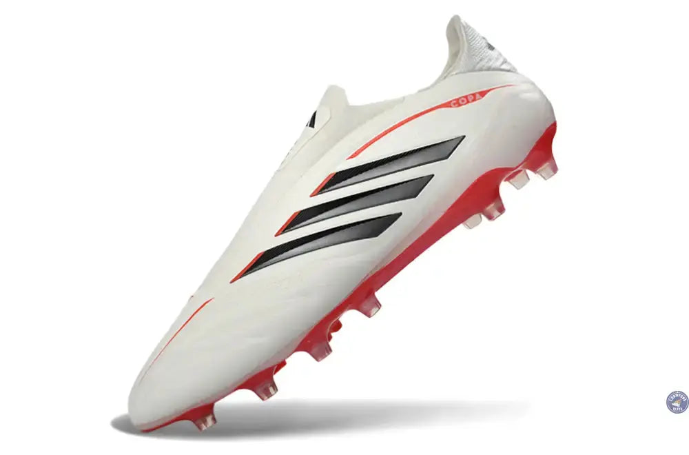 COPA PURE 4 LACELESS ELITE FG BORN FOR GOALS - BLANC/ARGENTÉ/NOIR/LUCID RED