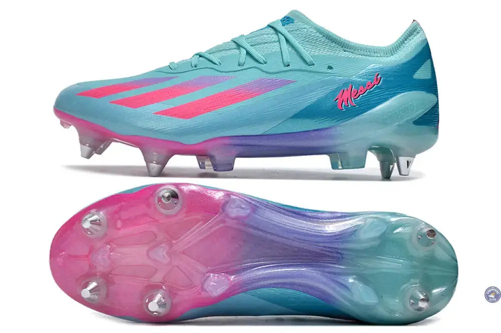 Crazyfast Messi .1 SG Bienvenido a Miami - Flash Aqua/Lucid Pink/Lucid Cyan ÉDITION LIMITÉE