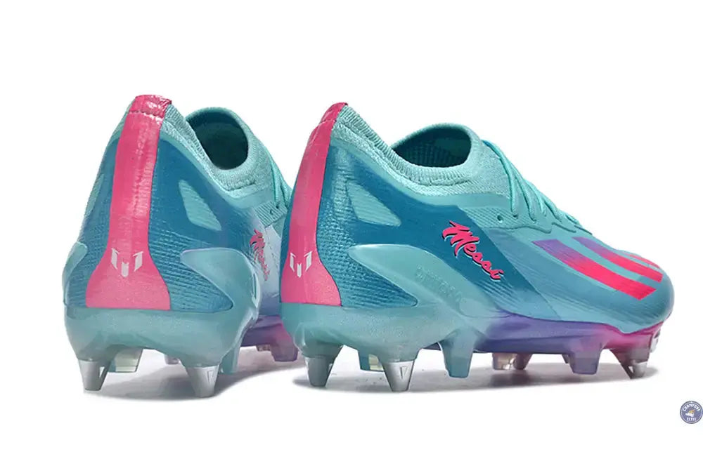 Crazyfast Messi .1 SG Bienvenido a Miami - Flash Aqua/Lucid Pink/Lucid Cyan ÉDITION LIMITÉE