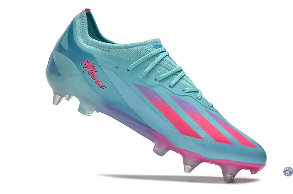 Crazyfast Messi .1 SG Bienvenido a Miami - Flash Aqua/Lucid Pink/Lucid Cyan ÉDITION LIMITÉE