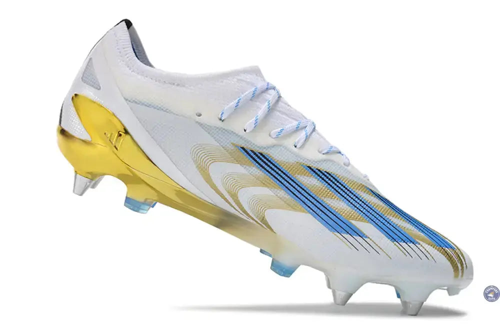 Crazyfast Messi .1 SG Las Estrellas - Blanc/Bleu/Doré ÉDITION LIMITÉE