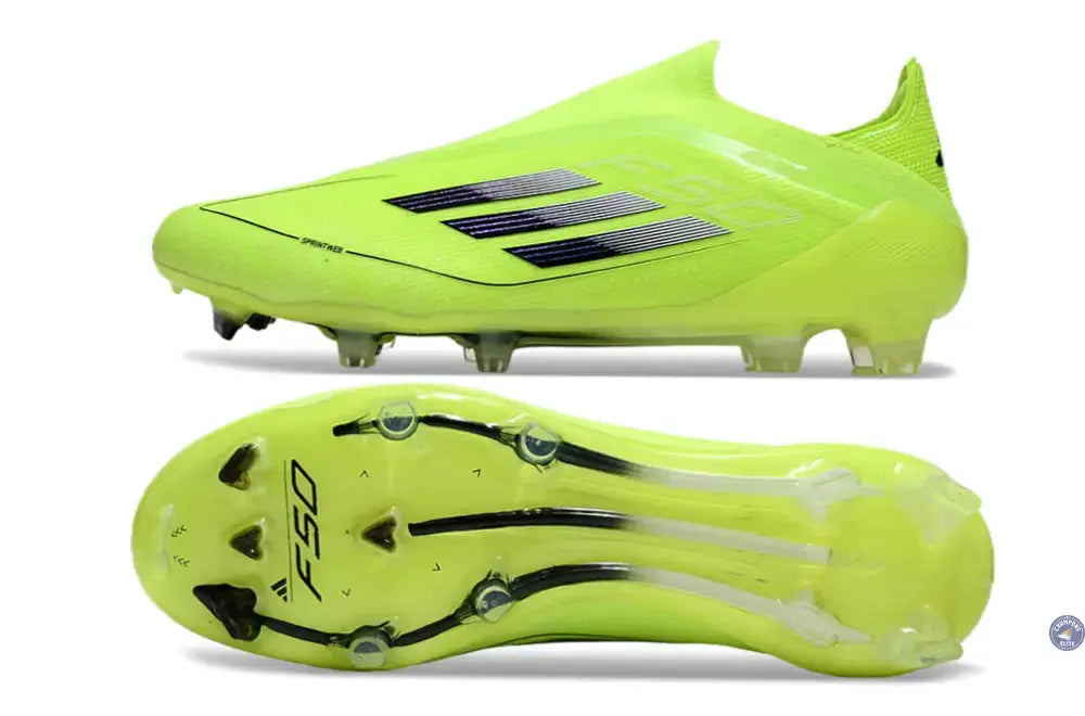 F50 Elite Laceless FG Concept Jaune Fluo