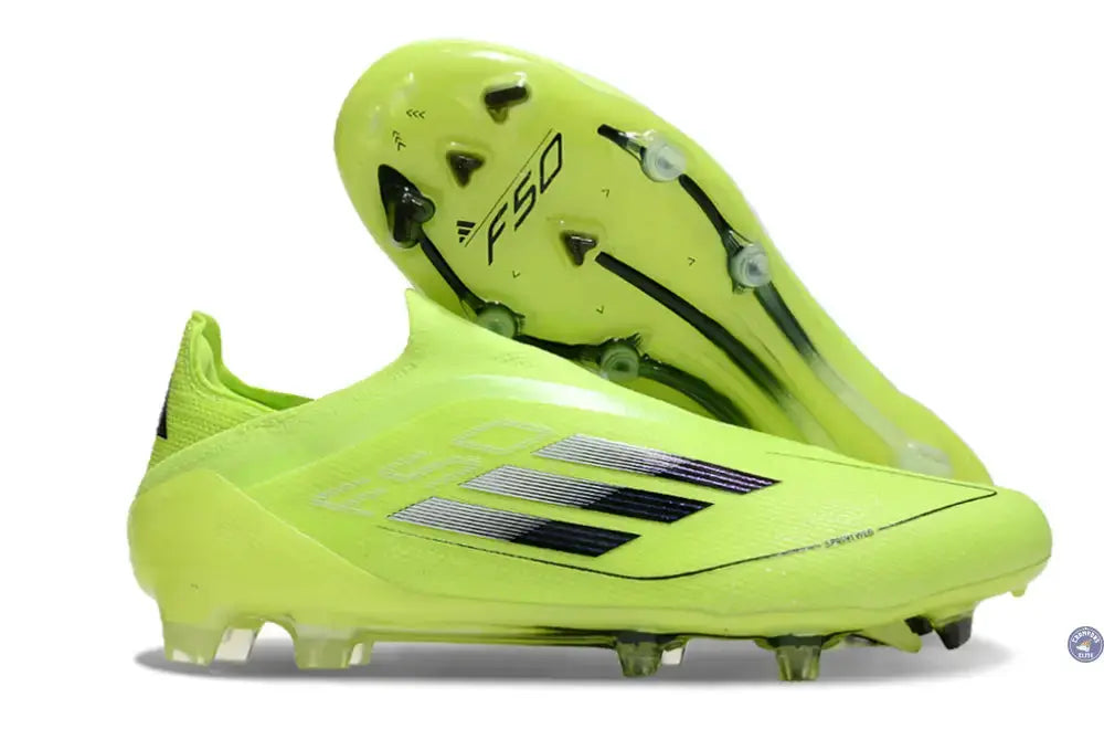 F50 Elite Laceless FG Concept Jaune Fluo