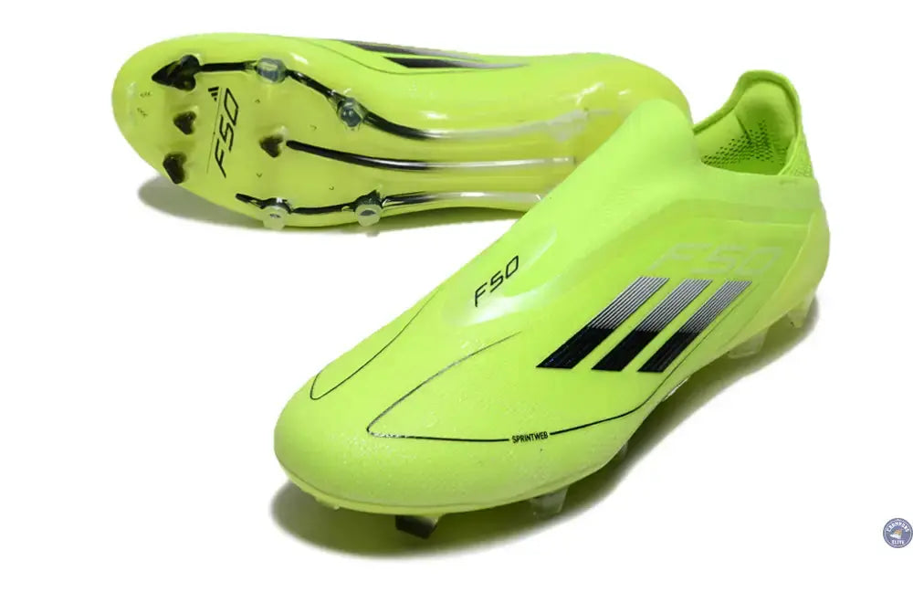 F50 Elite Laceless FG Concept Jaune Fluo