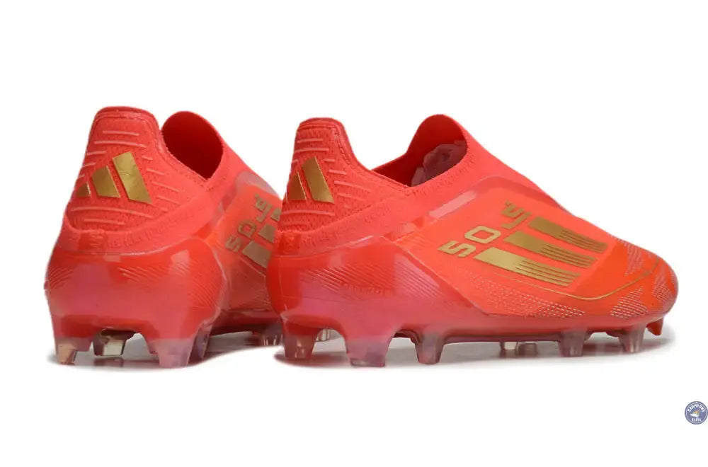 F50 Elite Laceless FG Mo Salah - Rouge/Or
