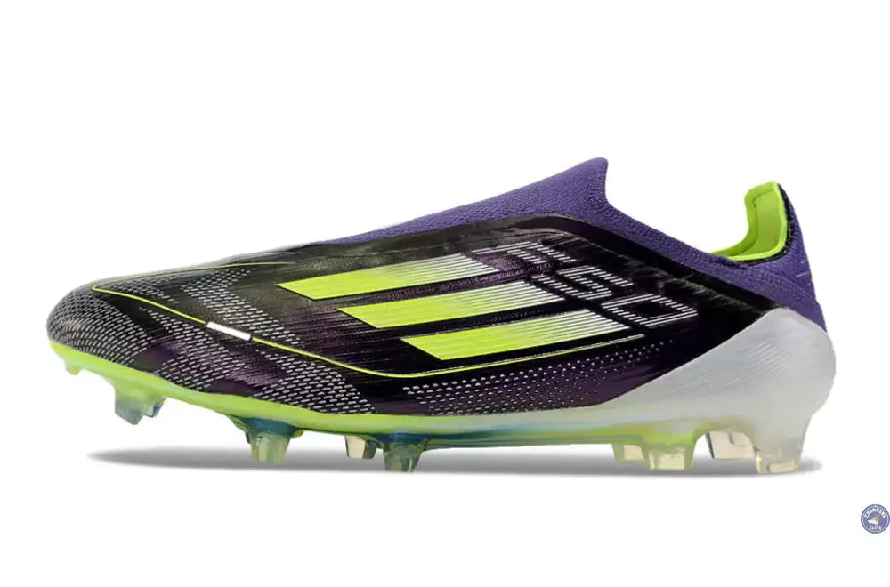 F50 Elite Laceless FG Reborn - Violet/Blanc/Lucid Lemon ÉDITION LIMITÉE