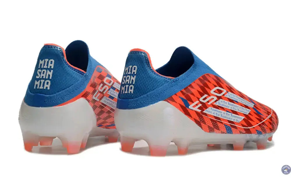 F50 Elite Laceless FG Thomas Müller Raumdeuter - Rouge/Blanc/Bleu ÉDITION LIMITÉE