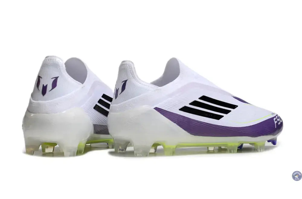 F50 Elite Laceless FG Triunfo Estelar - Blanc/Noir/Violet