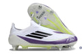F50 Elite Laceless SG - Blanc/Violet/Noir/Jaune Fluo