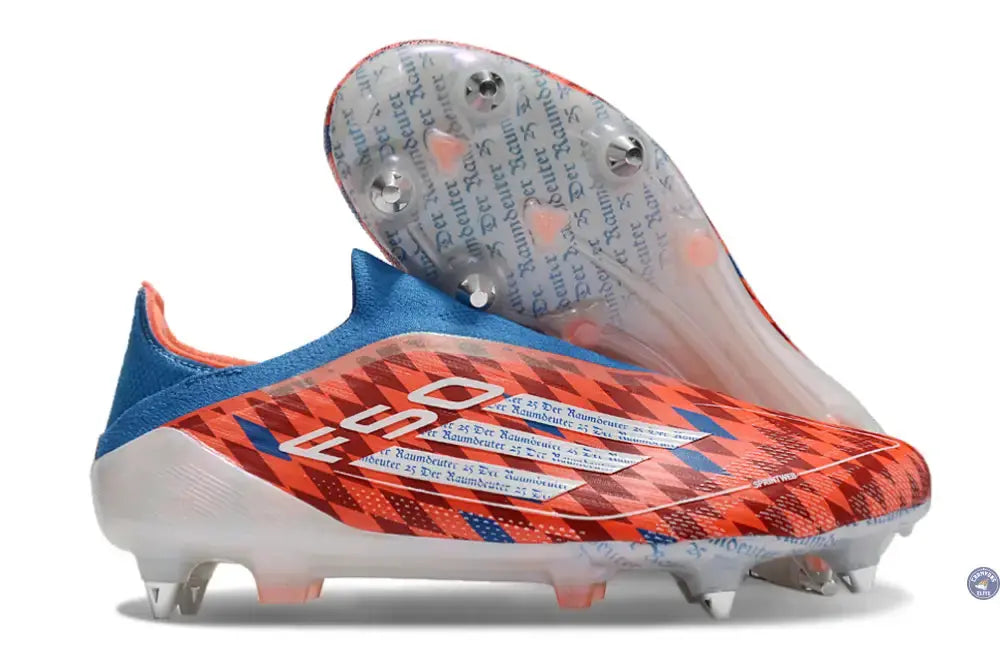 F50 Elite Laceless SG Thomas Müller Raumdeuter - Rouge/Blanc/Bleu ÉDITION LIMITÉE