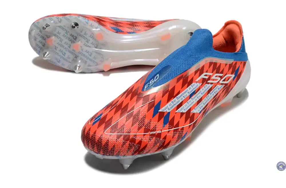 F50 Elite Laceless SG Thomas Müller Raumdeuter - Rouge/Blanc/Bleu ÉDITION LIMITÉE