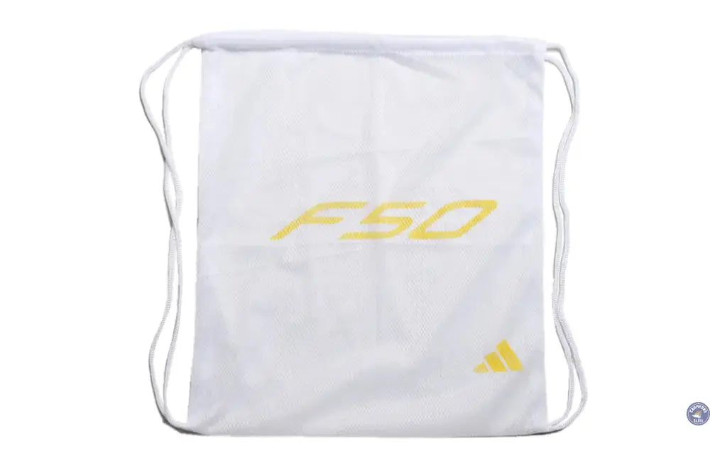 F50 Elite Lacets FG - Blanc/Doré