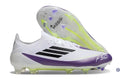 F50 Elite Lacets FG - Blanc/Violet/Jaune Fluo/Noir