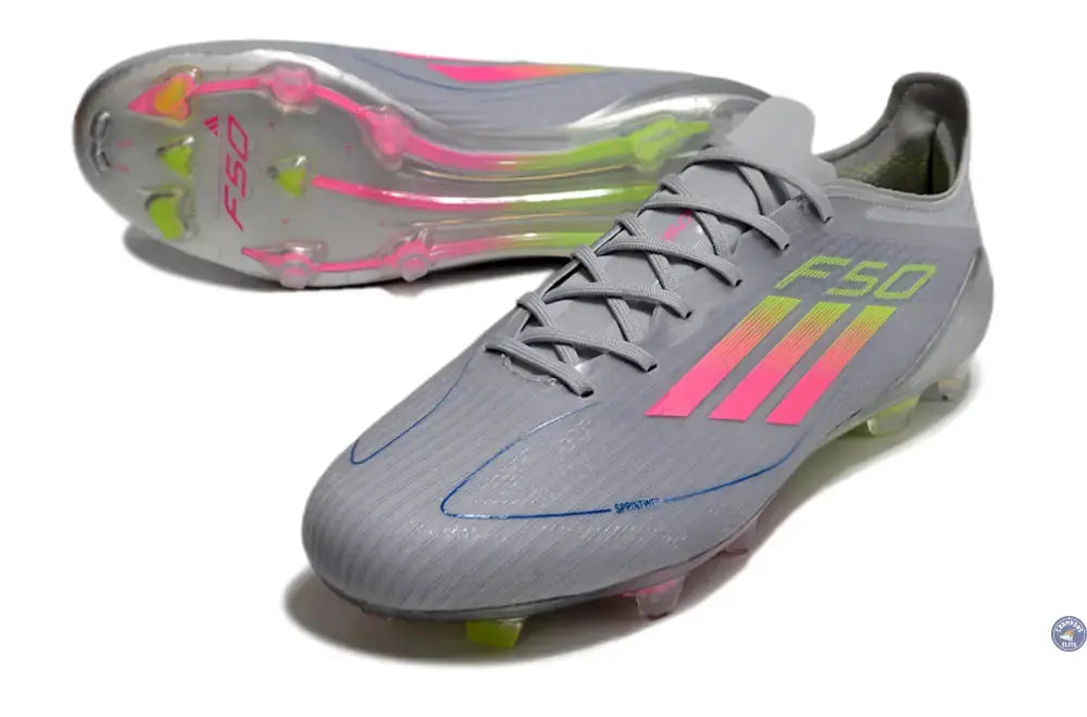 F50 Elite Lacets FG - Gris/Multicolor