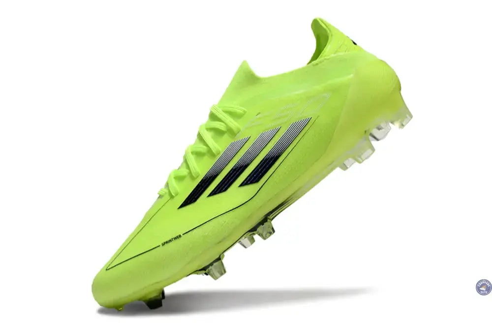 F50 Elite Lacets FG - Jaune Fluo/Noir