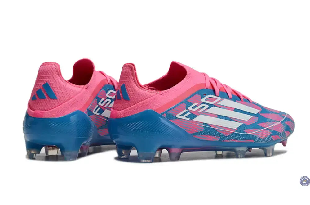 F50 Elite Lacets FG Reemergence - Bleu/Blanc/Rose