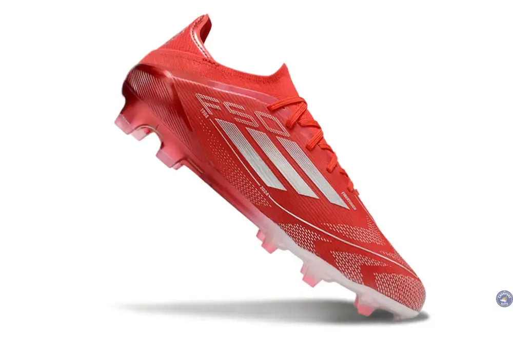 F50 Elite Lacets FG - Rouge/Blanc