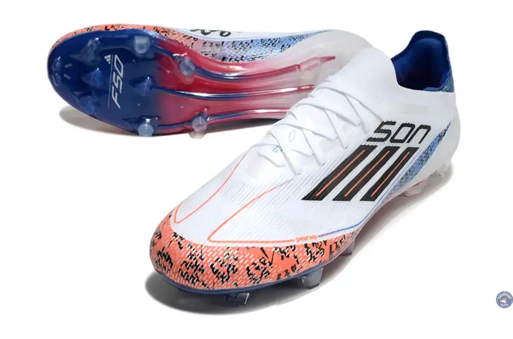 F50 Elite Lacets FG Son Heung-Min TAEGEUK7 - Blanc/Noir/Rouge ÉDITION LIMITÉE