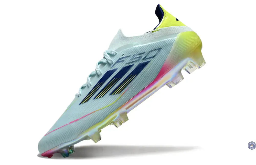 F50 Elite Lacets FG Stellar Icon - Almost Blue/Bleu/Jaune
