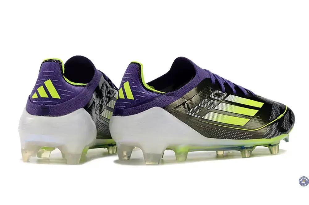 F50 Elite Lacets FG - Violet/Jaune Fluo/Gris