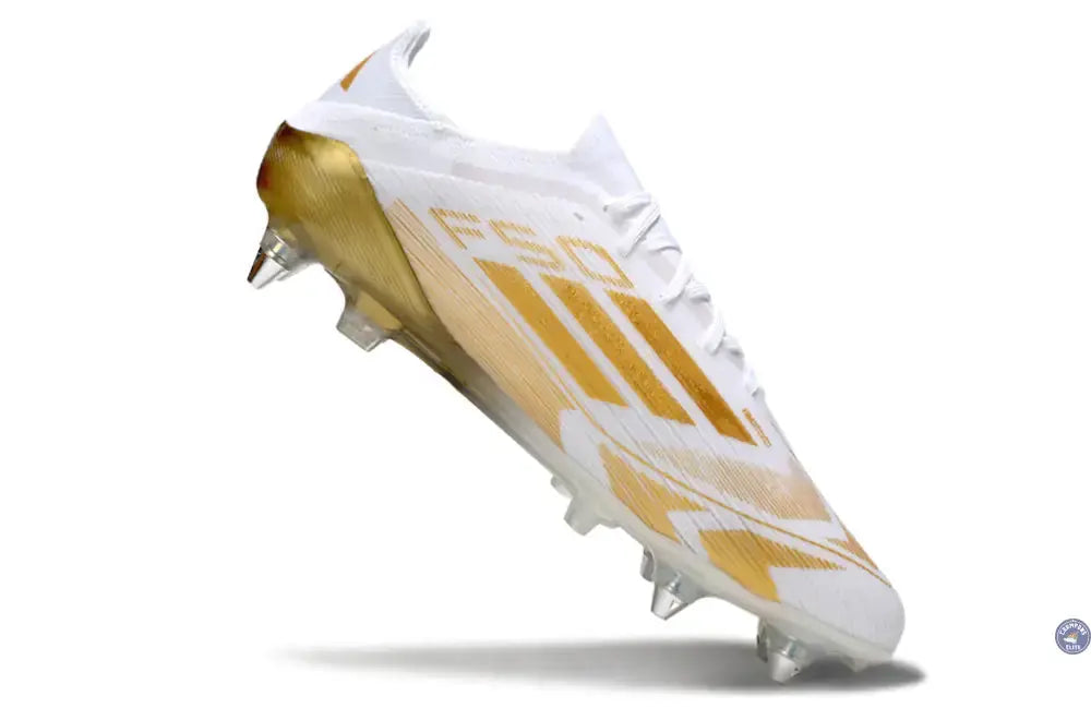F50 Elite Lacets SG - Blanc/Doré