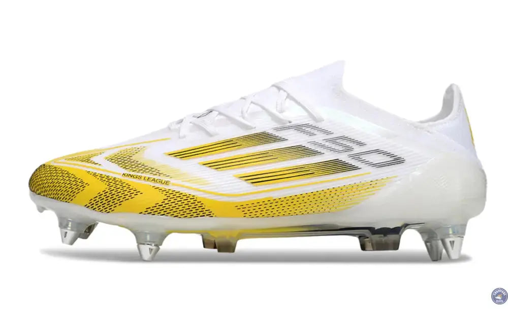 F50 Elite Lacets SG - Blanc/Jaune/Noir