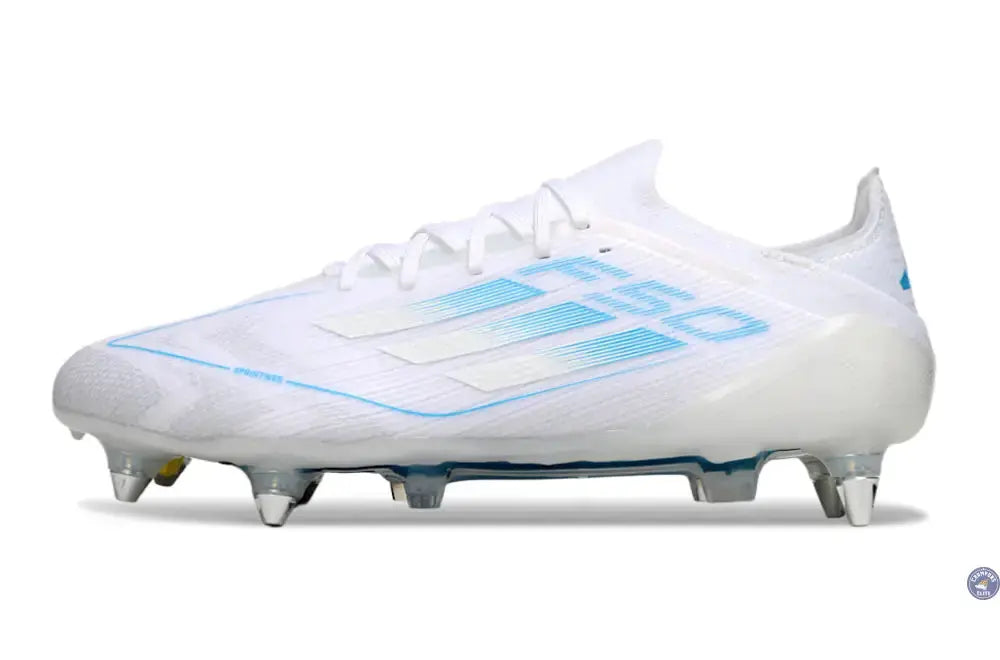 F50 Elite Lacets SG Polar Victory - Blanc/Argenté/Bleu