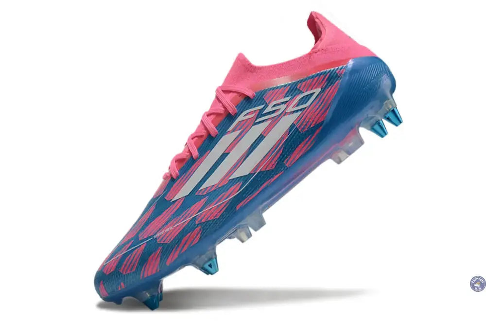 F50 Elite Lacets SG Reemergence - Bleu/Blanc/Rose