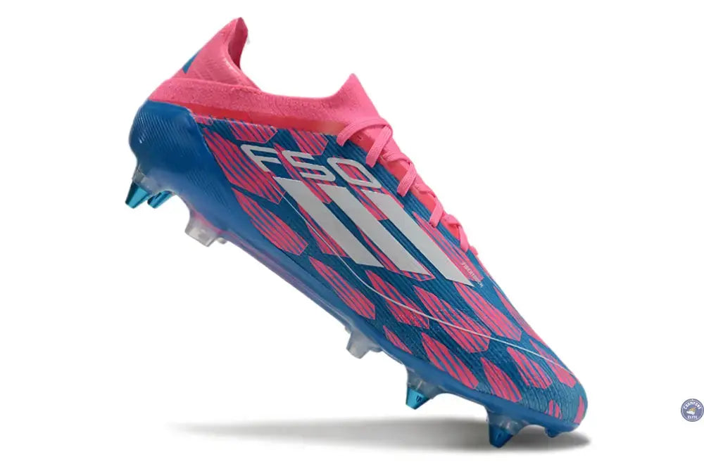 F50 Elite Lacets SG Reemergence - Bleu/Blanc/Rose