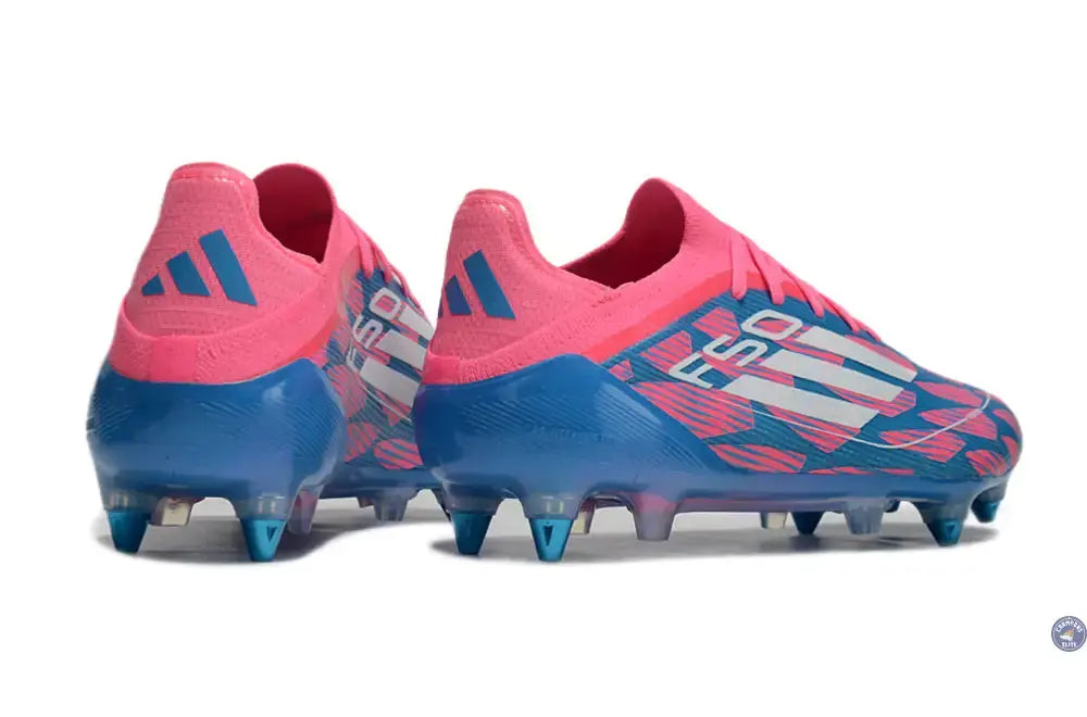 F50 Elite Lacets SG Reemergence - Bleu/Blanc/Rose