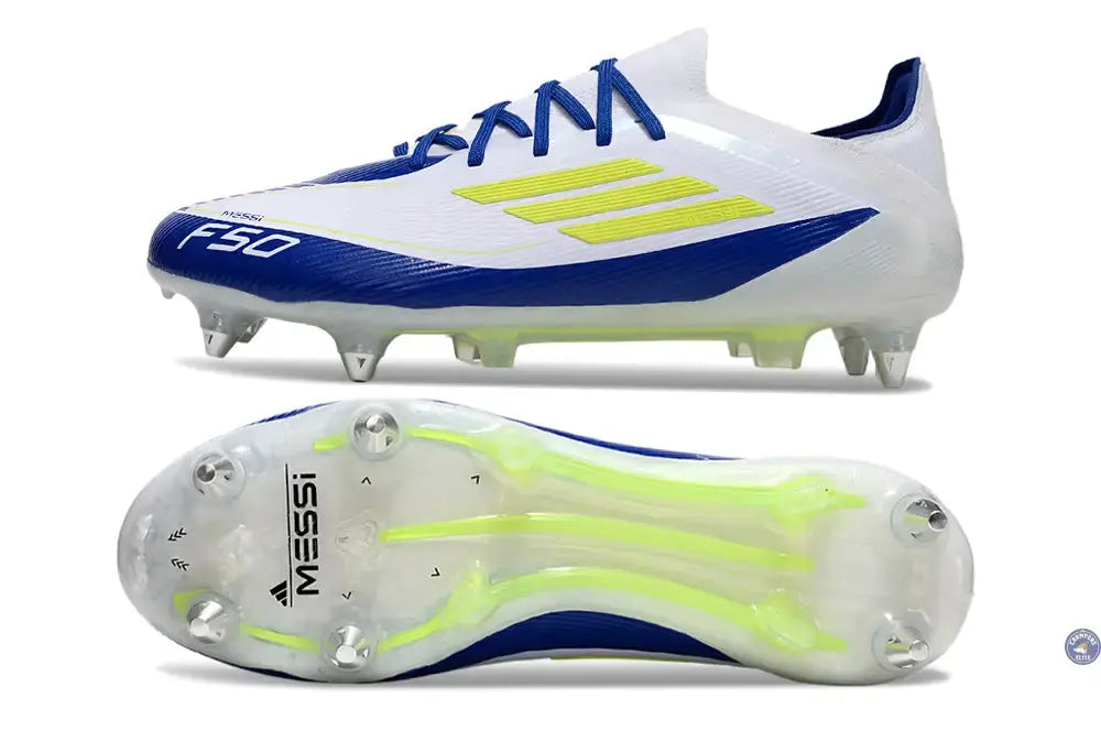 F50 Elite SG - Blanc/Bleu/Jaune