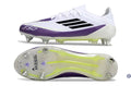 F50 Elite SG Soft Ground - Blanc/Noir/Violet