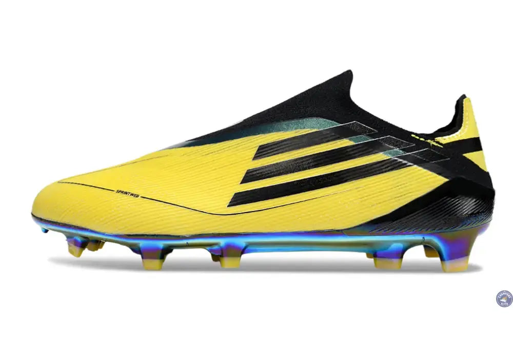 F50 Laceless Elite Adizero 2010 FG Remake - Jaune/Noir ÉDITION LIMITÉE