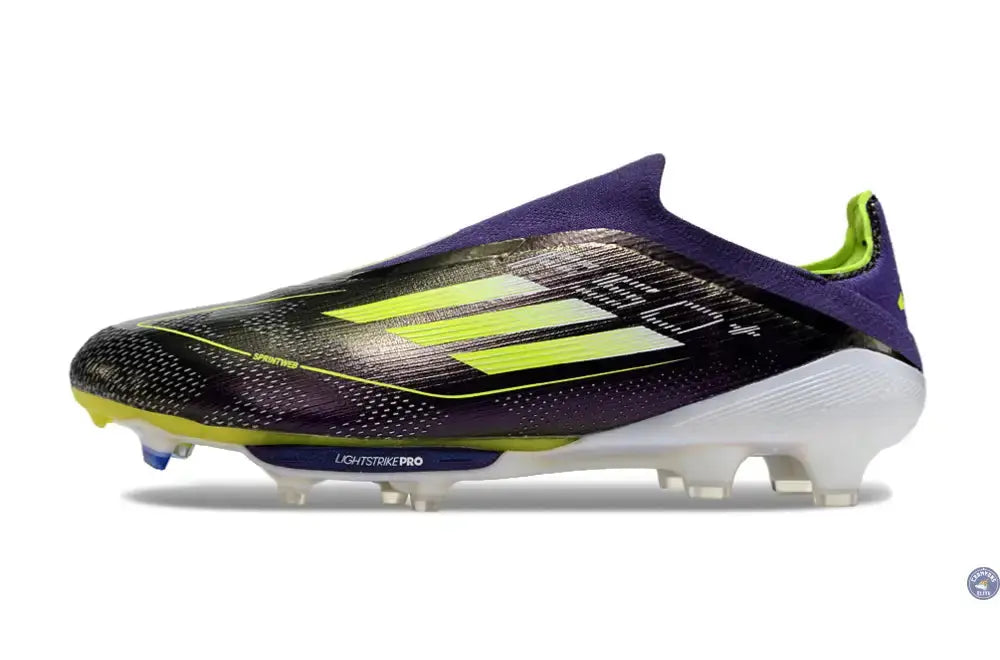 F50 + Laceless FG Fast Reborn - Violet/Blanc/Lucid Lemon ÉDITION LIMITÉE