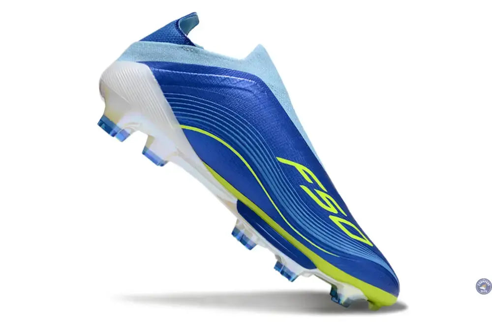 F50 + Laceless FG Messi - Bleu/Jaune