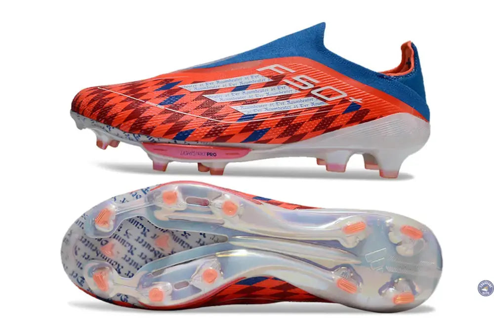 F50 + Laceless FG Thomas Müller Raumdeuter - Rouge/Blanc/Bleu ÉDITION LIMITÉE