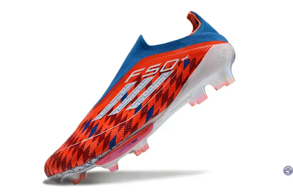 F50 + Laceless FG Thomas Müller Raumdeuter - Rouge/Blanc/Bleu ÉDITION LIMITÉE