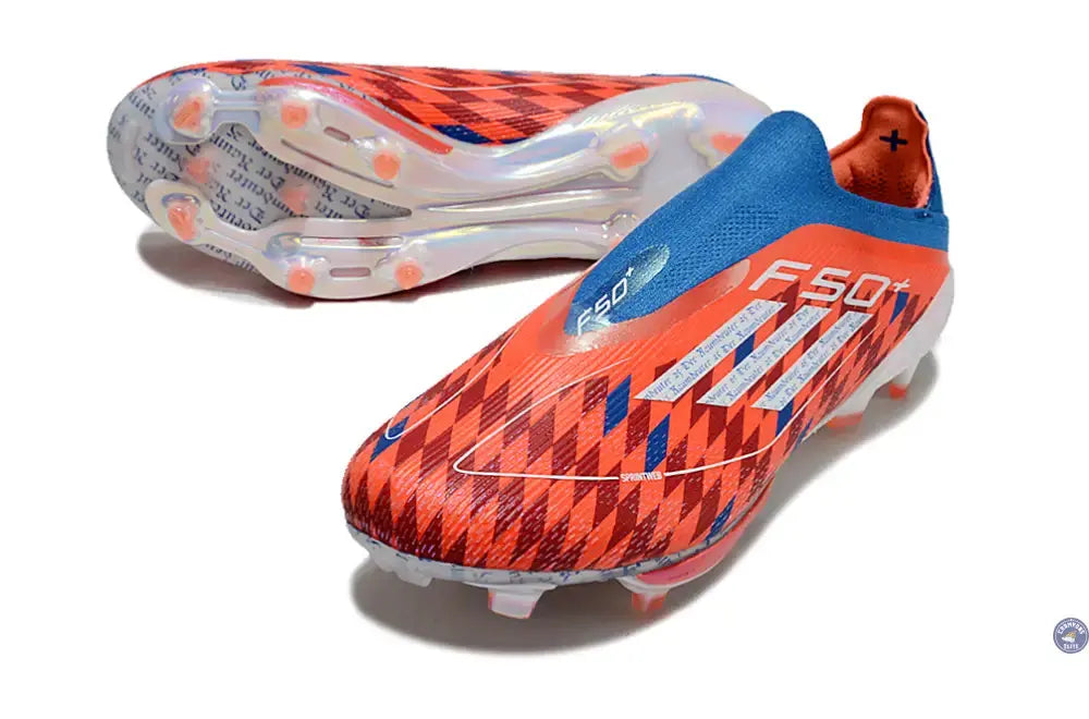 F50 + Laceless FG Thomas Müller Raumdeuter - Rouge/Blanc/Bleu ÉDITION LIMITÉE