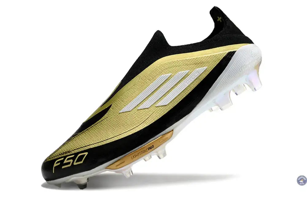 F50 + Laceless FG Triunfo Dorado - Doré/Blanc/Noir