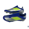 F50 Laceless MESSI Elite FG LA VIDA RAPIDA - ARGENTÉ/JAUNE/BLEU