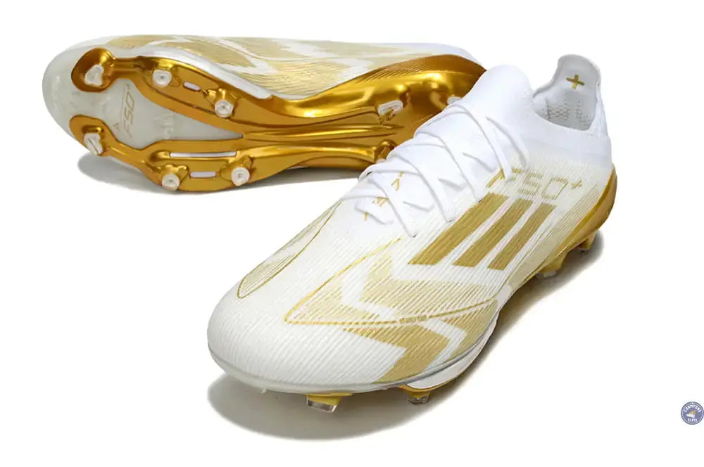 F50+ Lacets FG - Blanc/Doré