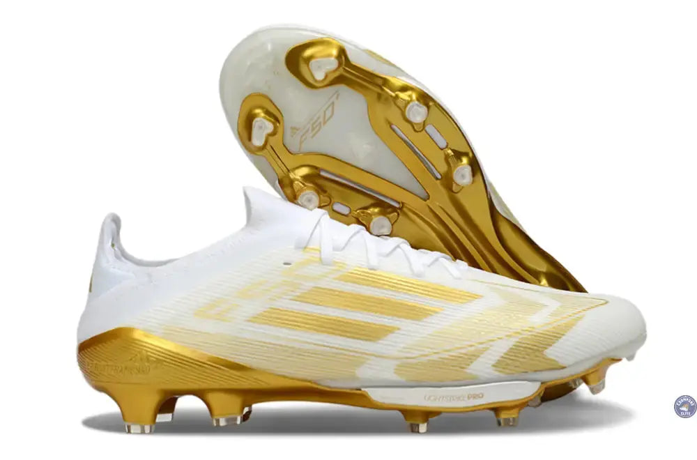 F50+ Lacets FG - Blanc/Doré