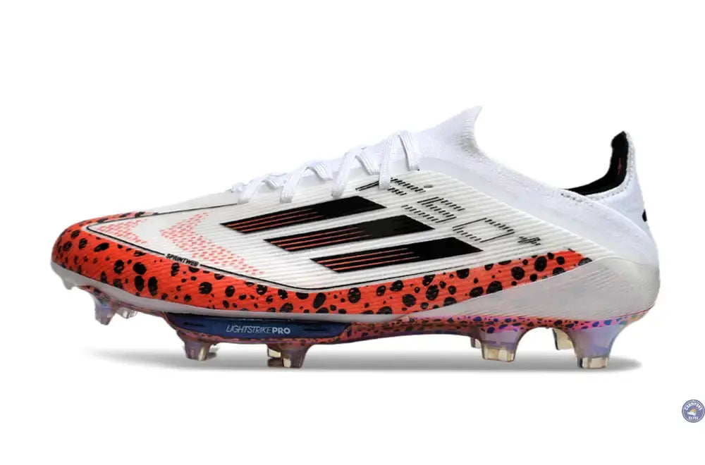 F50+ Lacets FG - Blanc/Rouge/Noir