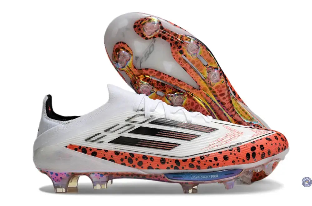 F50+ Lacets FG - Blanc/Rouge/Noir