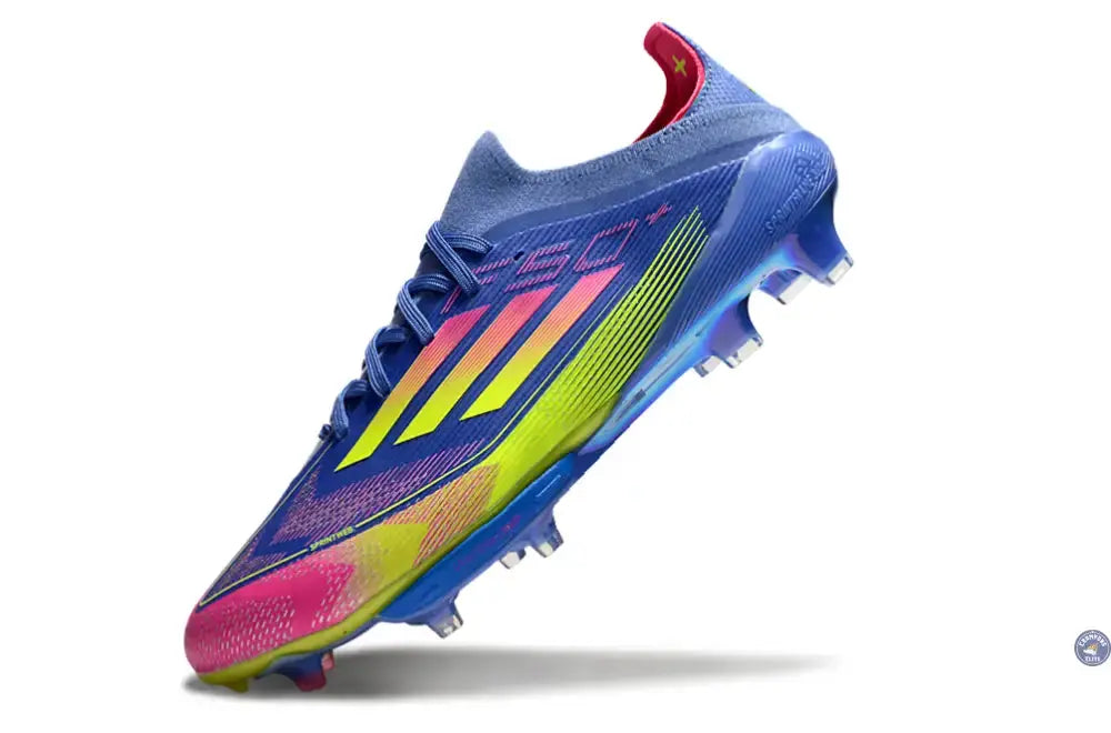 F50+ Lacets FG Celestial Victory - Blue Fusion/Vert/Rose