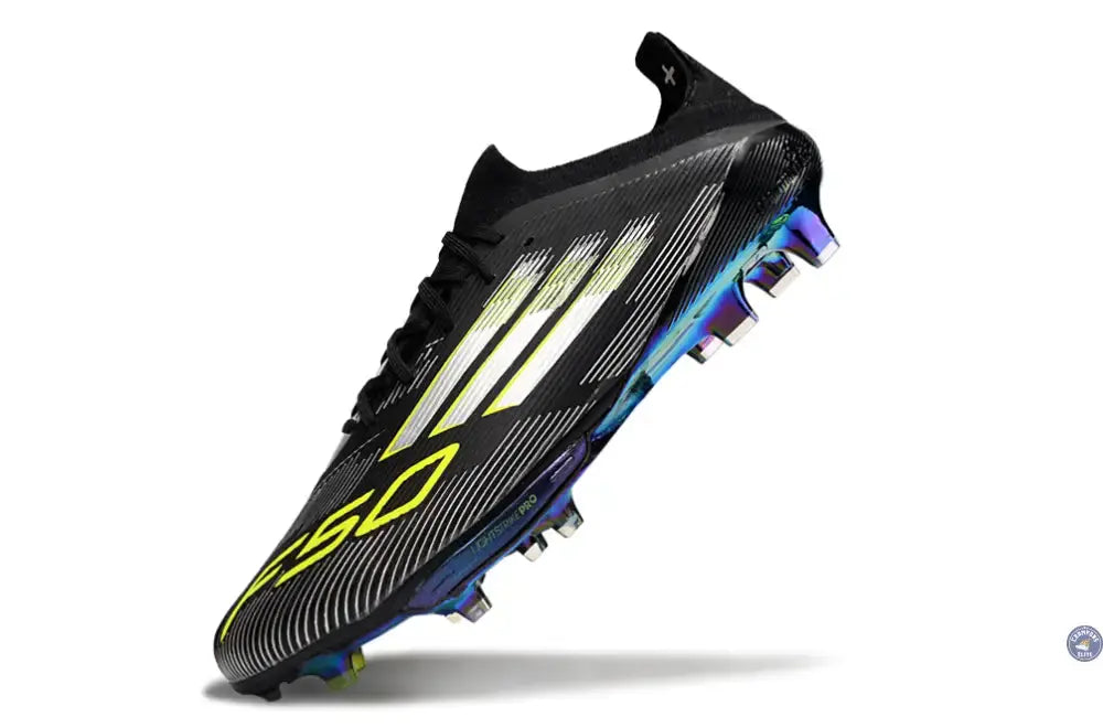 F50+ Lacets FG - Electric Stealth - Noir/Jaune Fluo/Blanc