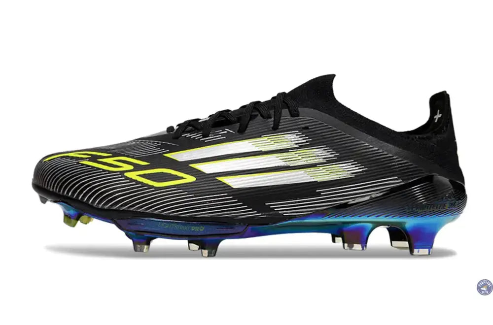 F50+ Lacets FG - Electric Stealth - Noir/Jaune Fluo/Blanc
