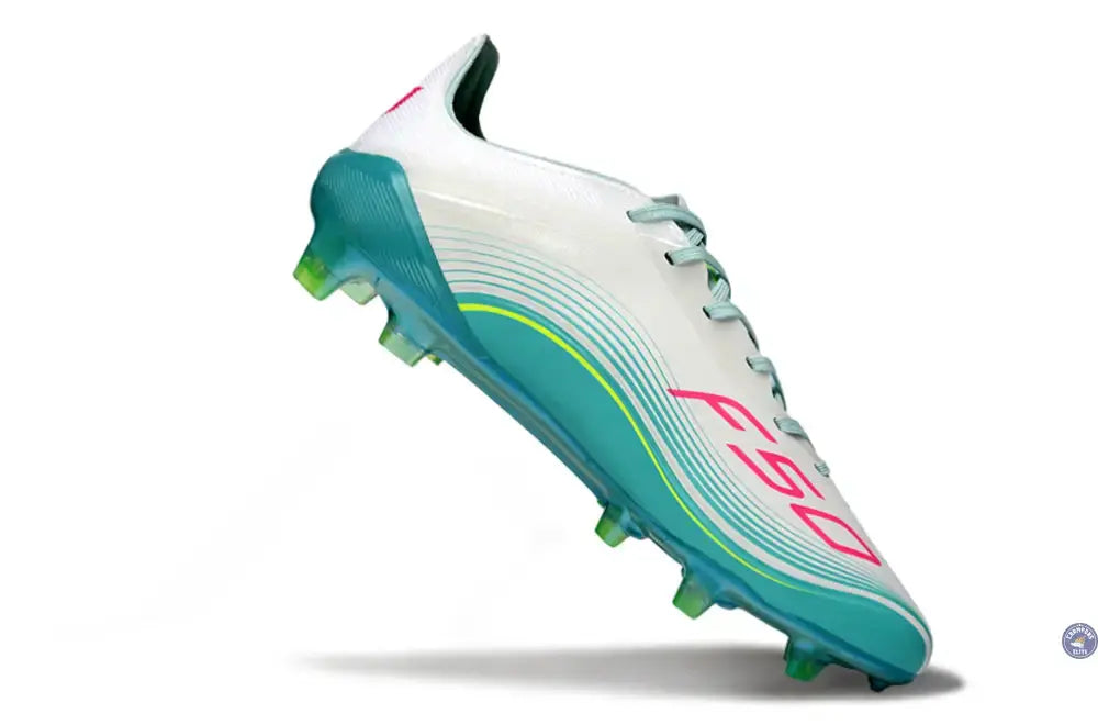 F50 Lacets FG Messi Aurora Radiant Pack - Turquoise/Blanc/Rose