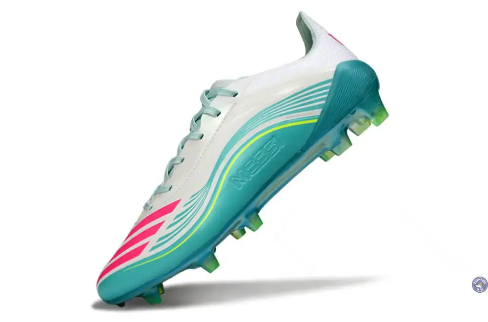 F50 Lacets FG Messi Aurora Radiant Pack - Turquoise/Blanc/Rose